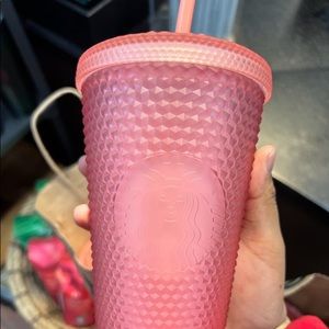 Starbucks soft pink studded grande cup